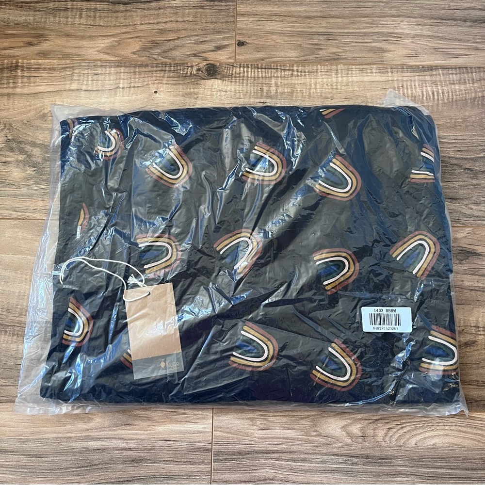 NIB Kyte Baby blanket rust rainbow